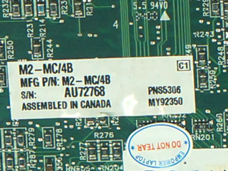 Matrox METEOR-II 751-01 M2-MC/4B DAQ-kaart